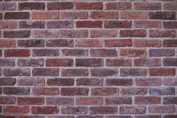 Obraz premium old red brick wall background