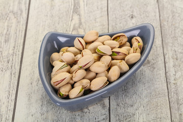 Pistachio nuts heap