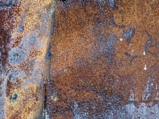 texture of rusty metal