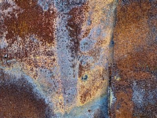 texture of rusty metal