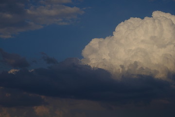 cloud sky blue background white nature