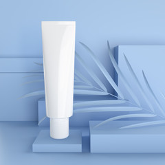 Cosmetic Premium skin care moisturizing. 3d render.