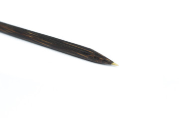 Manicurist or Pedicurist nail care toothpick, isolated on white background