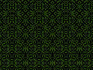 Seamless endless repeating multicolored bright ornament of different colors