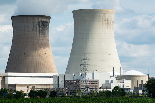 A large nuclear power plant in Belgium. 