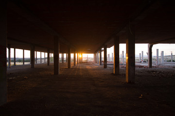 Contraluz abandonado