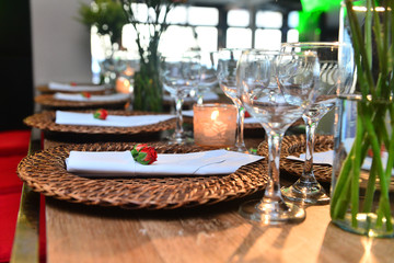 elegant table setting