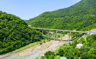 Ananuri is a castle complex on the Aragvi River in Georgia. Ananuri Castle is located about 70 kilometres from Tbilisi.