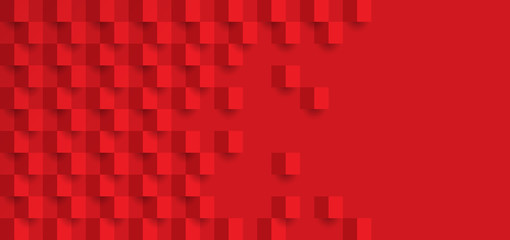 Red abstract background vector with blank space for text.