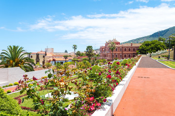 Fototapeta premium panoramic views of la orotava colonial town at tenerife, Spain