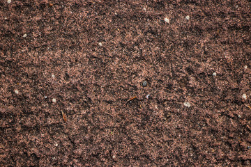 Rust coloured ground texture shot