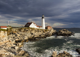 Fototapeta na wymiar Lighthouse at Dawn