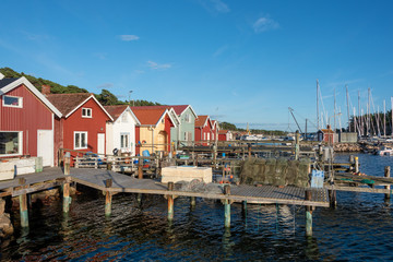 Fototapeta na wymiar Hafen von Resö, Schweden, Westküste
