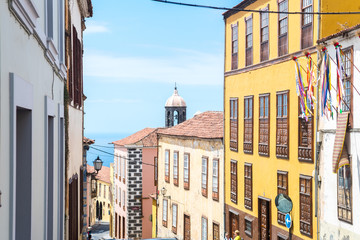 colonial town of la orotava in tenerife, Spain