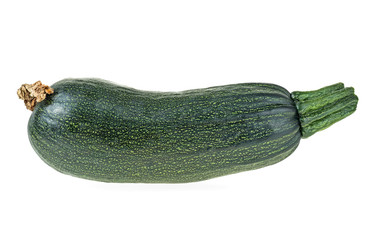 Fresh zucchini isolated on a white background