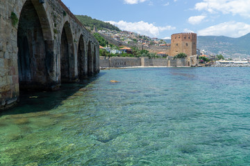 Naklejka premium alanya old town