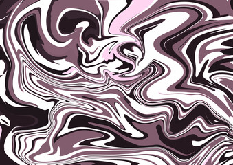 Abstract fluid digital marble background. Zebra pattern