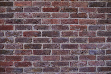 old red brick wall background
