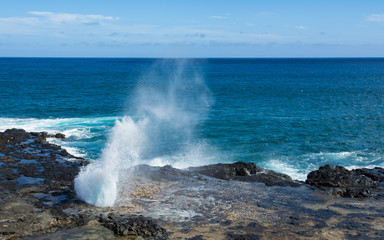 Spouting Horn Park, Poipu, Kauai, Hawaii