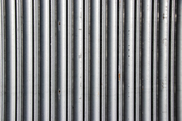 Corrugated metal shutter wide texture