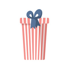 Vector colorful gift box. Lot of box presents.