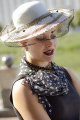 Girl in a hat