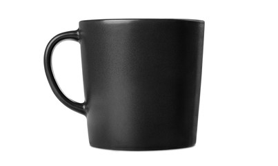 Black matte modern tea mug