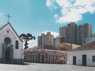 Largo da Ordem in Curitiba old town, in Paraná state, southern Brazil