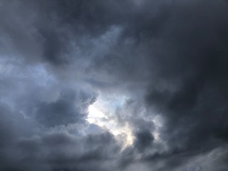 Obraz premium dramatic sky with clouds