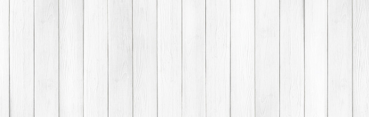 Wooden rustic white planks texture wide background