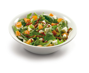 Ensalada fresca de queso y jamón Ibérico 