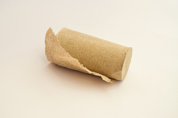 Bath accessories, toothbrush, razor, soap and soap dish, washcloth on a white background