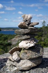 Stone piles in Norway
