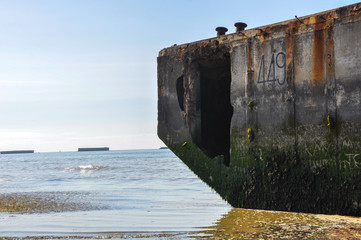 Hermanville sur Mer (Sword beach) - Plage du débarquement de Normandie
