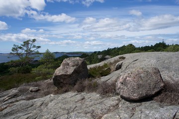 Fototapeta na wymiar View of the landscape in Norway