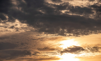 Obraz premium Dramatic clouds in the sky - perfect for sky replacement - travel photography