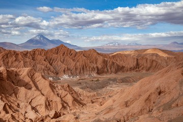 Fototapeta na wymiar La valle di Catarpe, San Pedro De Atacama, Cile