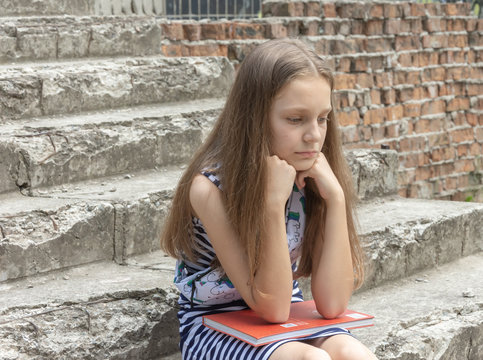Sad young girl 