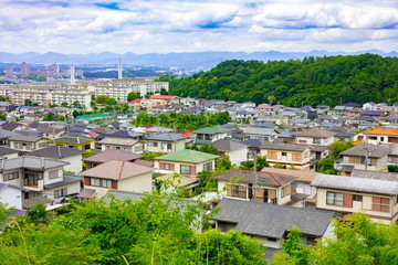 Obraz premium 神戸市北区有野台の風景
