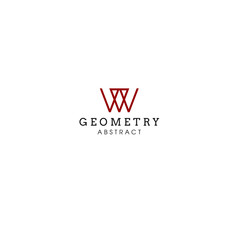 best original logo designs inspiration and concept for geometry abstract w mark by sbnotion