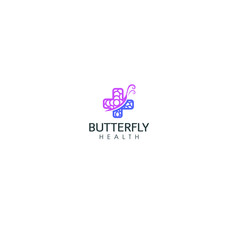best original logo designs inspiration and concept for feminine Butterfly Health by sbnotion