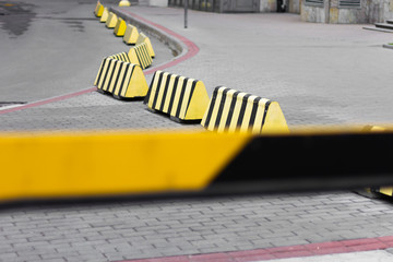 barriers road traffic   safety transportation barricade