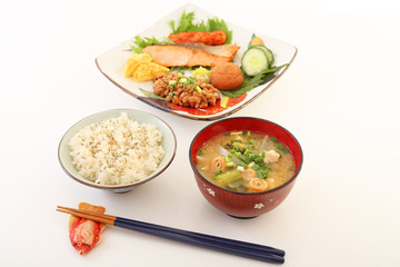 美味しそうな和風朝食