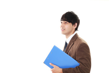 笑顔のビジネスマン