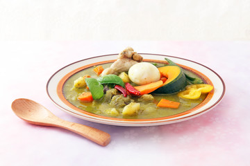 美味しそうなグリーンカレー