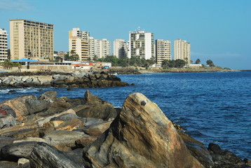 city and beach