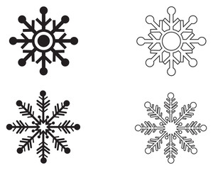 Snowflakes Logo Template