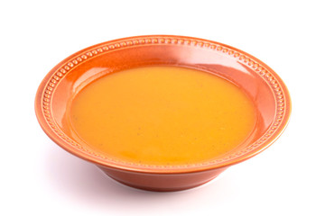 Bowl of Warm Butternut Squash Soup