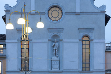 Fototapeta na wymiar San Rocco church in Belluno