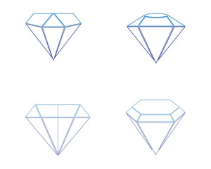 Fototapeta na wymiar Diamond Logo Template vector icon illustration